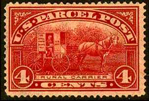 1913 Rural Carrier stamp