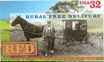 1996 Rural Carrier stamp (100th Anniversary)